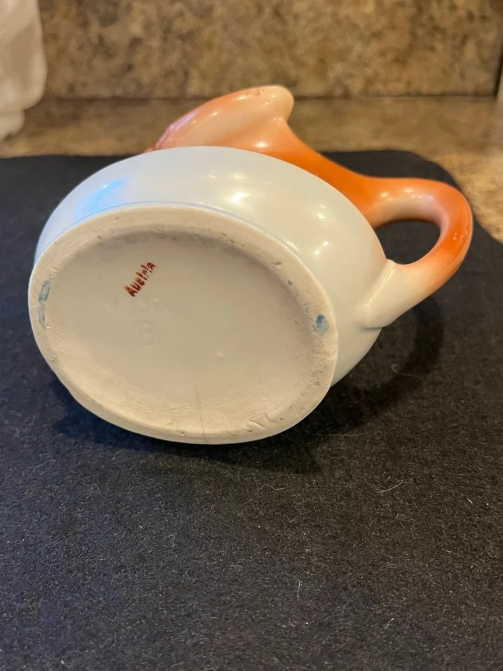 Vintage Royal Bruxonia Austria Water Buffalo Bison Head Creamer Pitcher
